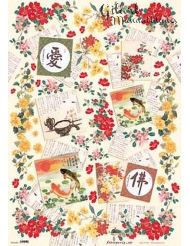 Comprar Papel Decoupage Stamperia DFG120 50x70 cm | Gilart