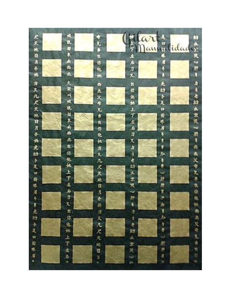 Papel Forrar Scrapbooking Diseño Oriental 50x70 cm para proyectos.