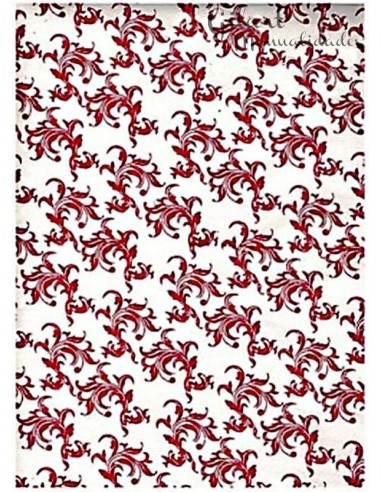 Papel para forrar y scrapbooking blanco sanguino ramos 50x70