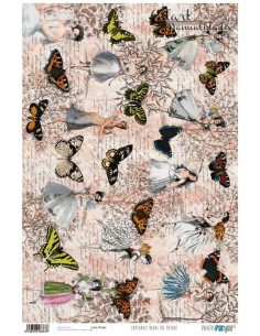 Papel Cartonaje For You, Hadas Bosque (32x48.3 cm) PFY-667 para manualidades creativas