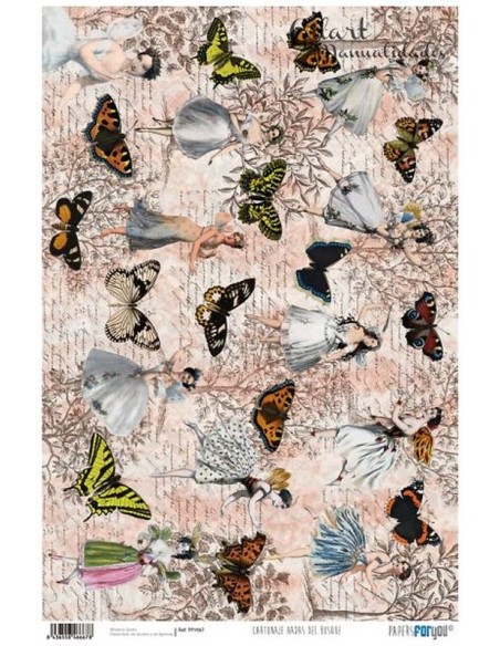 Papel Cartonaje For You, Hadas Bosque (32x48.3 cm) PFY-667 para manualidades creativas Papel Cartonaje For You, Hadas Bosque (32x48.3 cm) PFY-667 para manualidades creativas