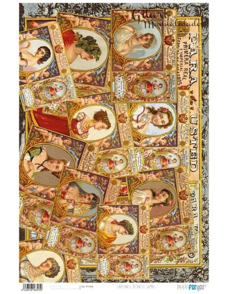 Papel Cartonaje For You Época 120g 32x48.3cm PFY-395 para manualidades. Papel Cartonaje For You Época 120g 32x48.3cm PFY-395 para manualidades.