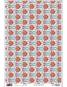 Papel Cartonaje For You Renacimiento Rojo 120 g  32x48.3 cm  para manualidades.