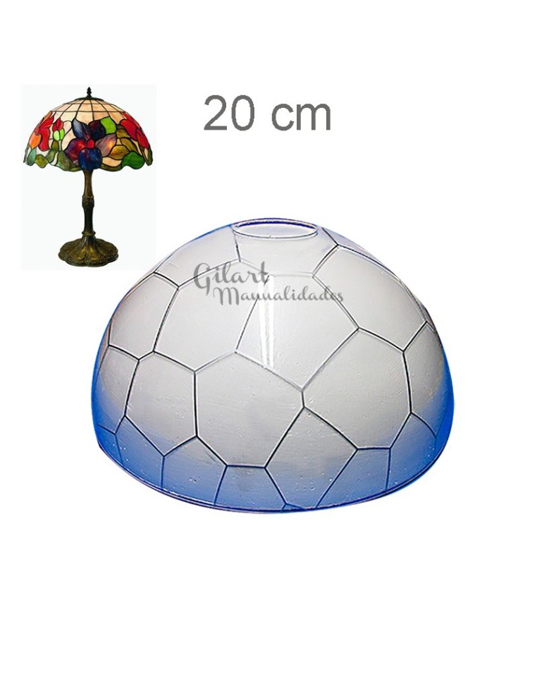 Pantalla Lámpara Metacrilato Estilo Tiffany Vitral 20 cm para crear tu diseño único.