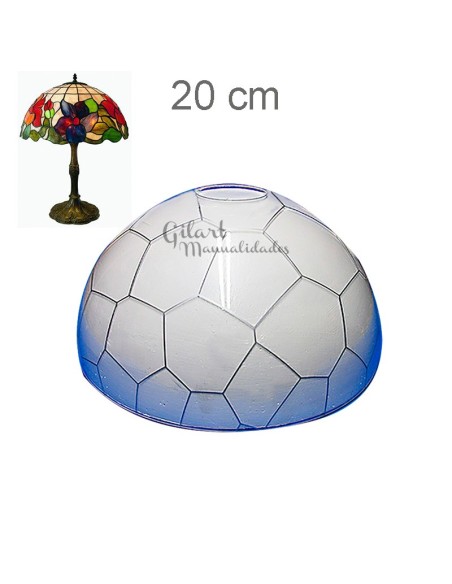 Pantalla Lámpara Metacrilato Estilo Tiffany Vitral 20 cm para crear tu diseño único.