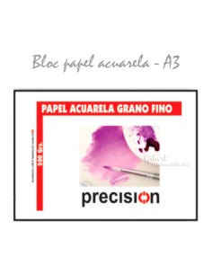 Bloc Acuarela Precision A3 200 g 12 hojas, papel de buena calidad para tus pinturas