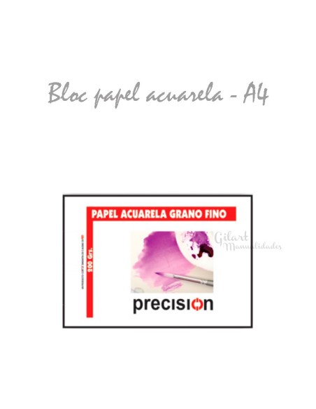 Bloc Acuarela Precision A4 200 g 12 hojas: Ideal para tus creaciones a la acuarela. Bloc Acuarela Precision A4 200 g 12 hojas: Ideal para tus creaciones a la acuarela.