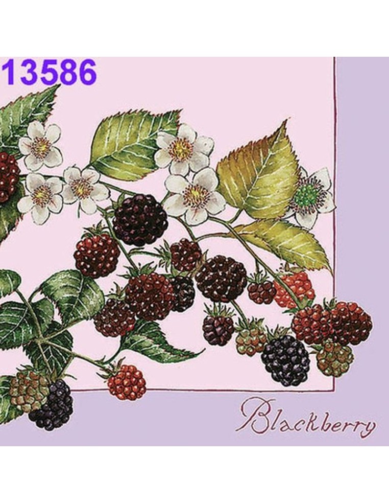 Servilletas Decoradas Ambiente Moras 33x33 cm pack 20 uds perfectas para decoupage