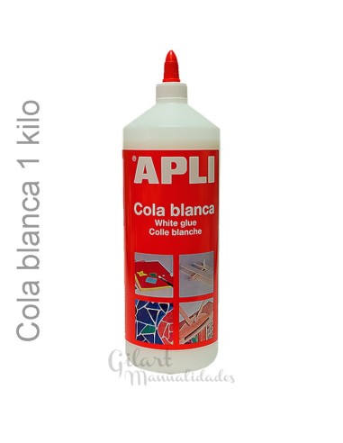 Cola Blanca Apli 1 kg – El adhesivo universal para todas tus manualidades.