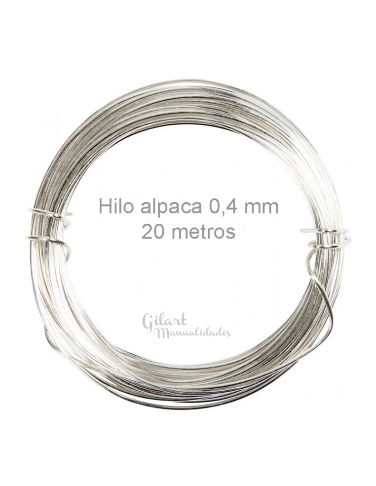 Alambre Alpaca 0.4 mm 20 metros: Tu aliado perfecto para crear bisutería y más.