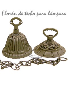 Florón Lámpara Colgante Tiffany Oscuro 85 mm: el toque final para tus creaciones.