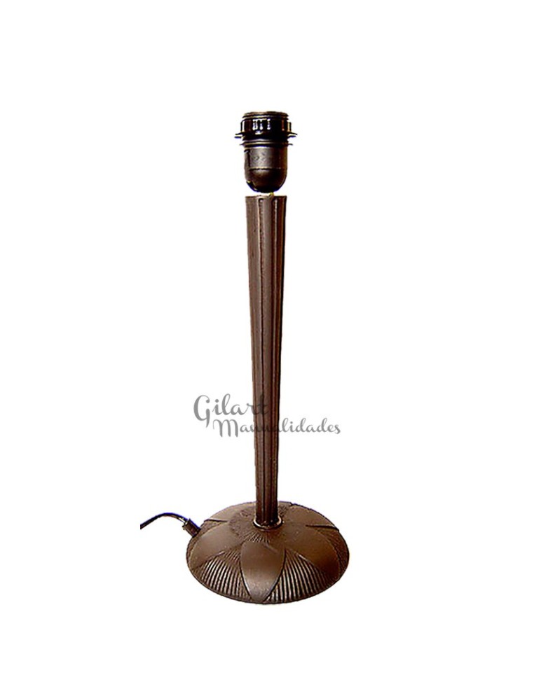 Comprar Pie Lámpara Cónico Zamac Tiffany 33 cm | Manualidades Gilart