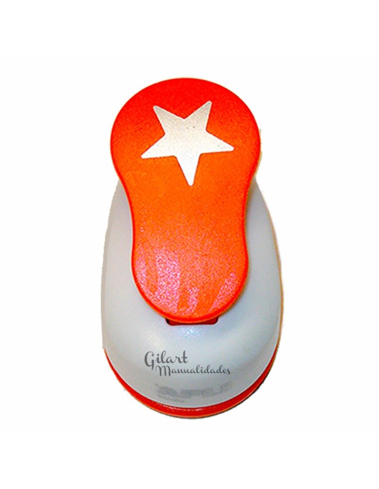 Perforadora estrella 25 mm ideal para papel, cartulina y goma EVA creativa