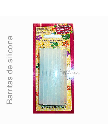 Barras de silicona 0.7x100 mm para manualidades y reparaciones