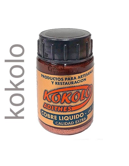 Cobre líquido al alcohol Kokolo Adithes 35 ml para restauración artística