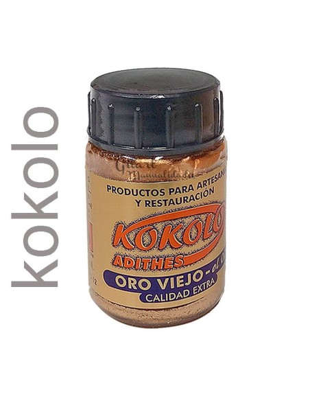 Oro viejo líquido Kokolo Adithes 35 ml para restauración y decoración artística