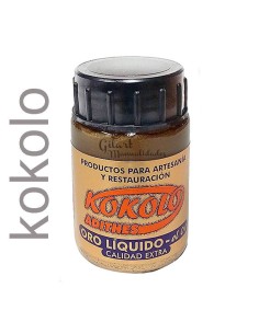 El toque final para un piano único: filigrana dorada con Oro Líquido Kokolo 35 ml.