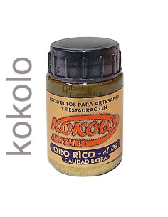 Oro rico líquido Kokolo Adithes 35 ml para decoración y restauración