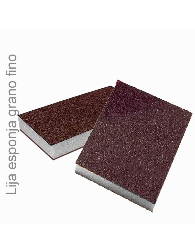 Comprar Esponja Lija Fina 100x120mm | Gilart Manualidades