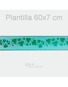 Plantilla stencil Stamperia hiedra Stamperia 60x7 cm para decorar madera, papel o tela