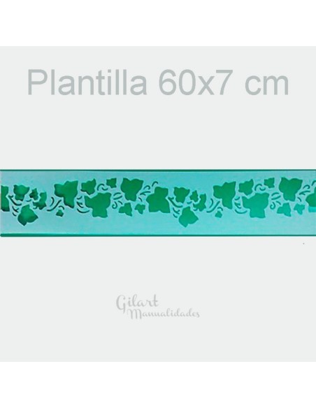 Plantilla stencil Stamperia hiedra Stamperia 60x7 cm para decorar madera, papel o tela Plantilla stencil Stamperia hiedra Stamperia 60x7 cm para decorar madera, papel o tela