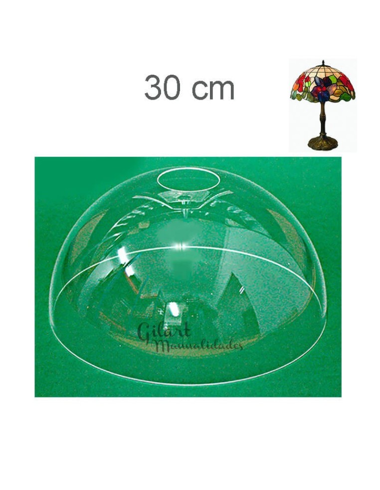 Pantalla Lámpara Metacrilato Estilo Tiffany Lisa 30 cm: tu lienzo para crear arte.