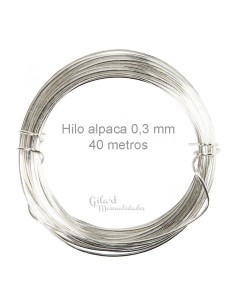 Alambre Alpaca 0.3 mm 40 metros: Tu aliado perfecto para crear bisutería y más.