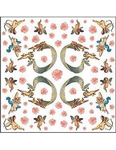 Papel de Arroz Stamperia modelo Ángeles ideal para técnicas de decoupage.