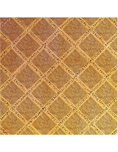 Papel de arroz Stamperia 50x50 cm, ideal para decoupage y manualidades creativas. 🏡