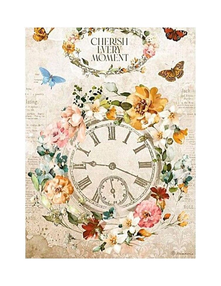 Comprar Papel arroz decoupage A4 Stamperia DFSA4689 | Gilart
