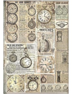 Papel arroz decoupage caballos: hombre decora cómoda con diseño de caballos