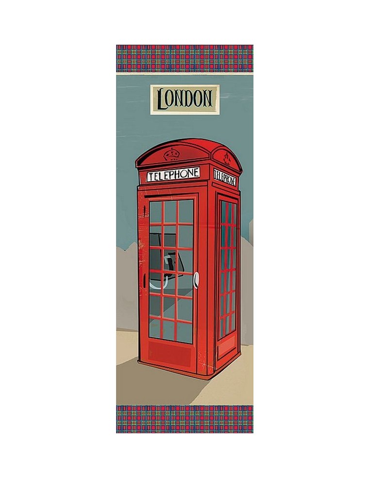 Papel de arroz Stamperia London Telephone para manualidades y decoración creativa