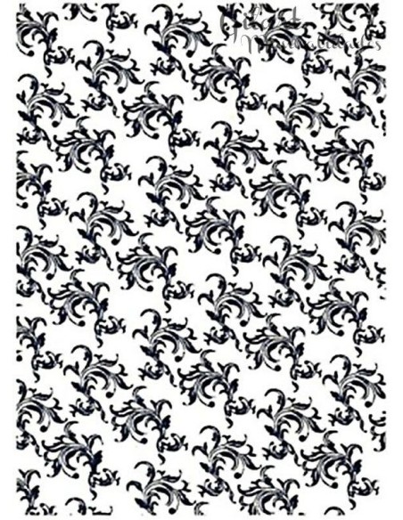 Papel scrapbooking blanco ramo azul 50×70 cm ideal para decoración y álbumes Papel scrapbooking blanco ramo azul 50×70 cm ideal para decoración y álbumes