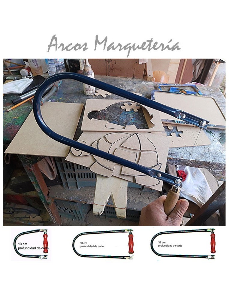 Comprar Sierra de calar 13x30 cm | Arco precisión Manualidades Gilart