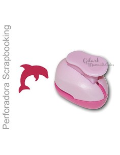 Perforadora mini de delfín de Stamperia para scrapbooking y manualidades