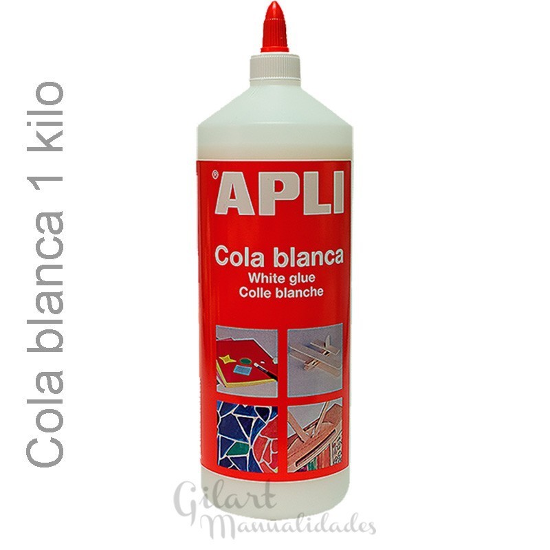 Cola blanca Apli 1 kg - Adhesivo para papel