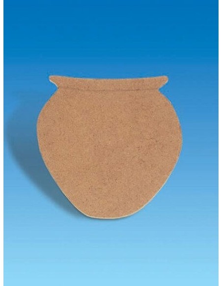 Silueta jarrón madera DM 140 x 140 mm para pintar, decorar o usar en decoupage. Silueta jarrón madera DM 140 x 140 mm para pintar, decorar o usar en decoupage.