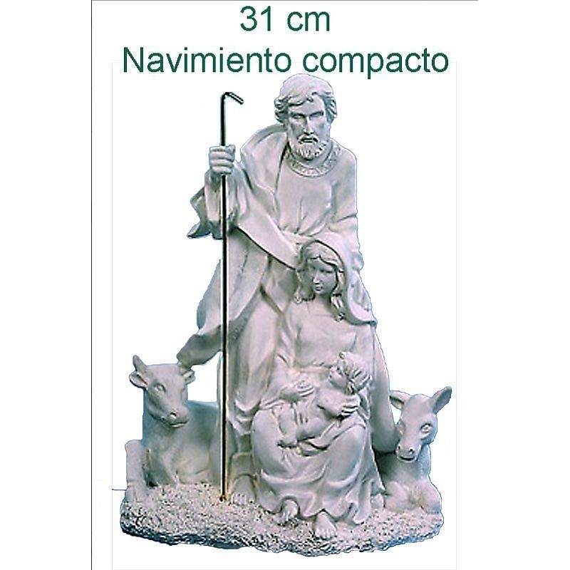 Nacimiento navidad compacto con animales 31 cm H2046