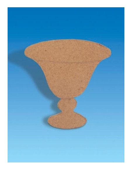 Silueta Madera DM Cáliz 135x120mm para decorar, pintar y estañar. Silueta Madera DM Cáliz 135x120mm para decorar, pintar y estañar.