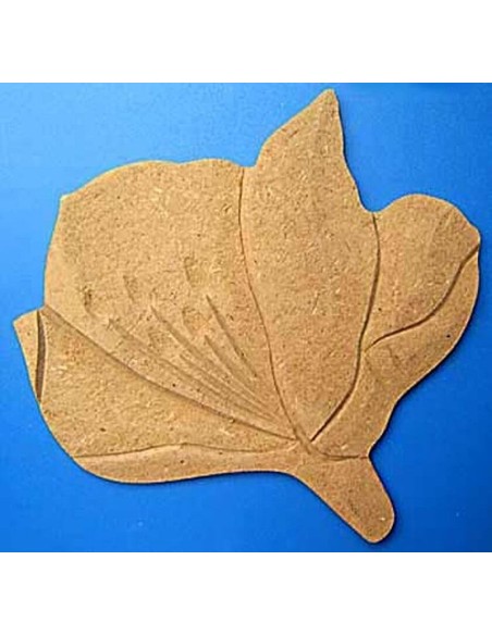 Silueta Madera DM Amaryllis 130x120 mm para decorar con pintura o decoupage.