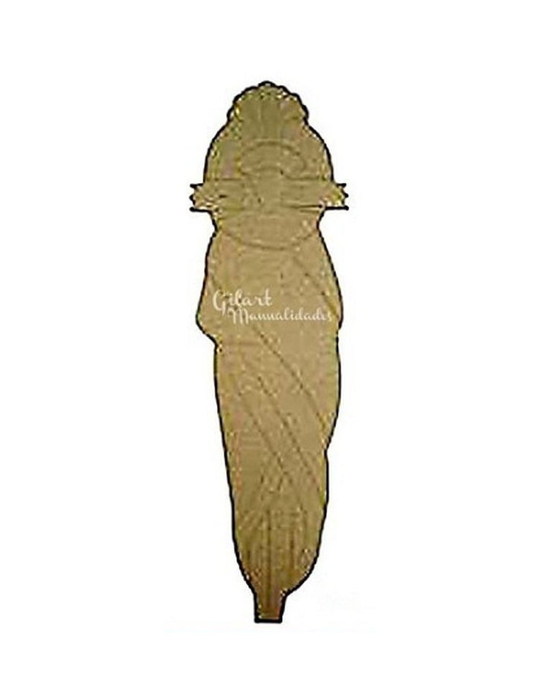 Silueta Madera DM Africana Tótem. ¡Añade cultura a tus manualidades!
