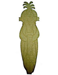 Silueta Madera DM Africana Tótem. ¡Añade cultura a tus manualidades!