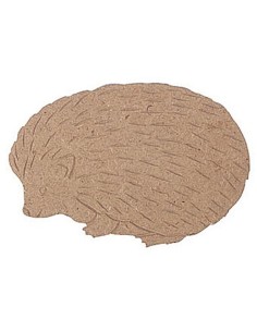 Silueta Madera DM Erizo 132x90 mm perfecto para decorar proyectos infantiles creativos
