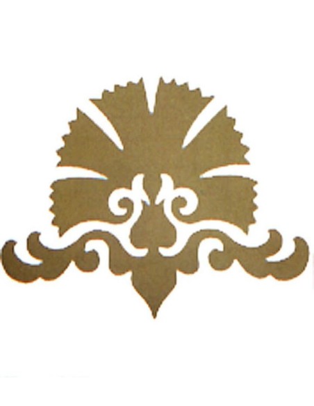 Set Siluetas Madera DM Ornamento 370x290mm para decorar lienzos, paredes y cajas.