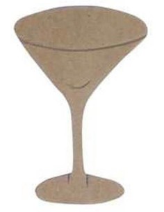 Silueta Madera DM Copa 86x56mm para decorar cajas, tarjetas y eventos especiales.