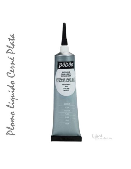 Cerne Relief pasta relieve imitación plomo, da un toque elegante en color plata.