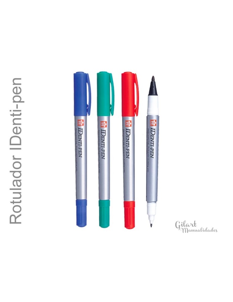 Detalle del Rotuladores Permanente Identi-Pen Pebeo: ¡Doble punta para mayor precisión!