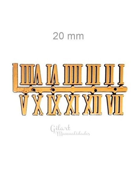 Números romanos para relojes dorados adhesivos 20 mm: lujo que transforma cada mirada. Números romanos para relojes dorados adhesivos 20 mm: lujo que transforma cada mirada.