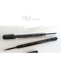 Recambio bolígrafo Parker negro punta mediana, tinta de calidad superior.