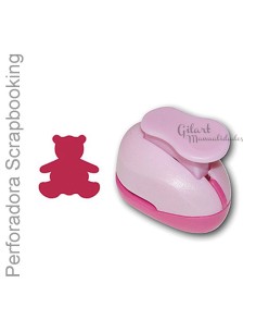 Perforadora mini de oso de Stamperia para scrapbooking y manualidades con papel, cartulina y goma Eva